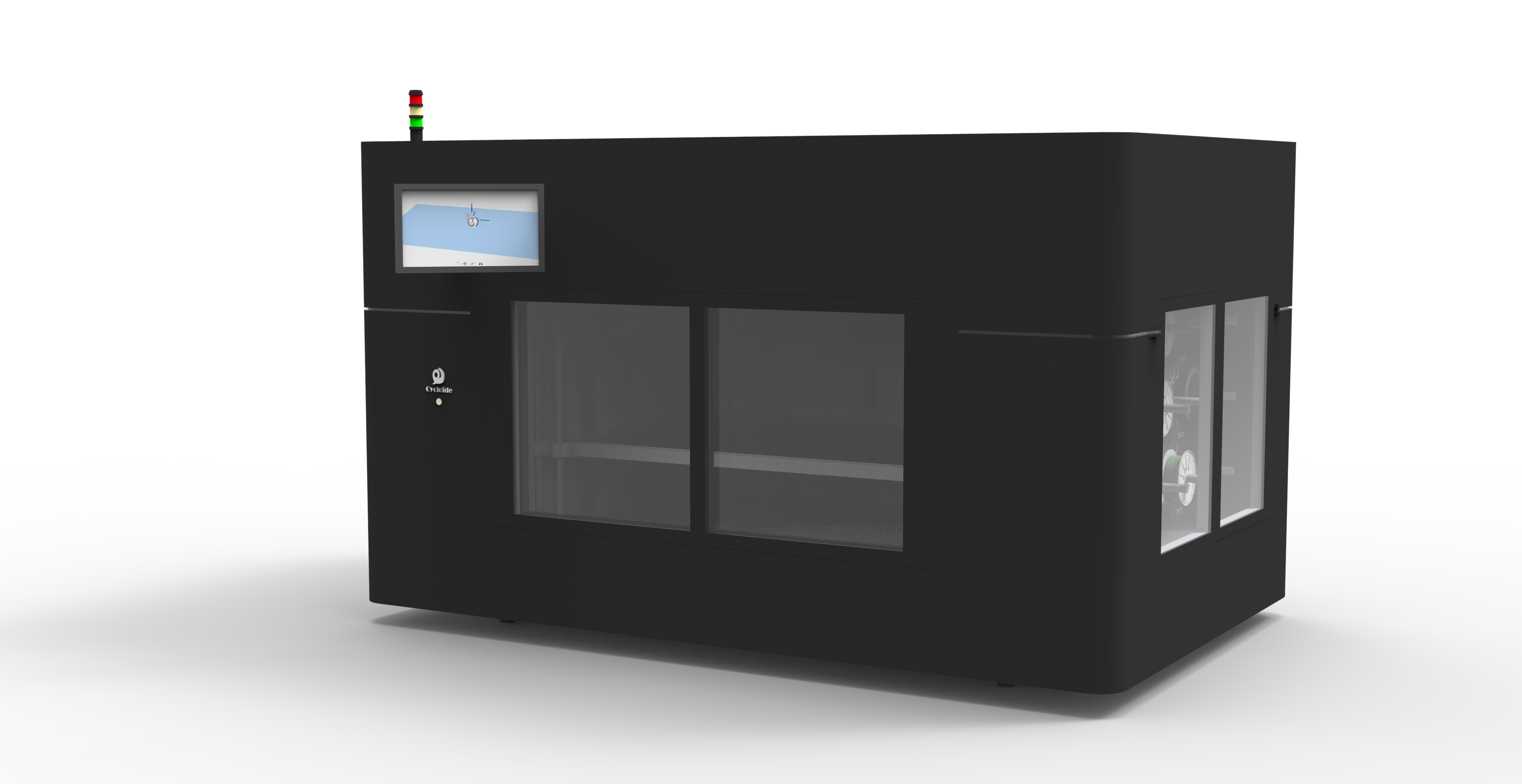 Rendu 3D de l'imprimante grand format Cycloide